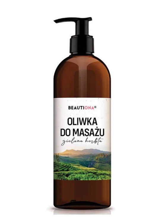 Masážní olej Beautiona Zelený čaj 500ml - 